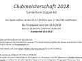 Clubmeisterschaft 2018